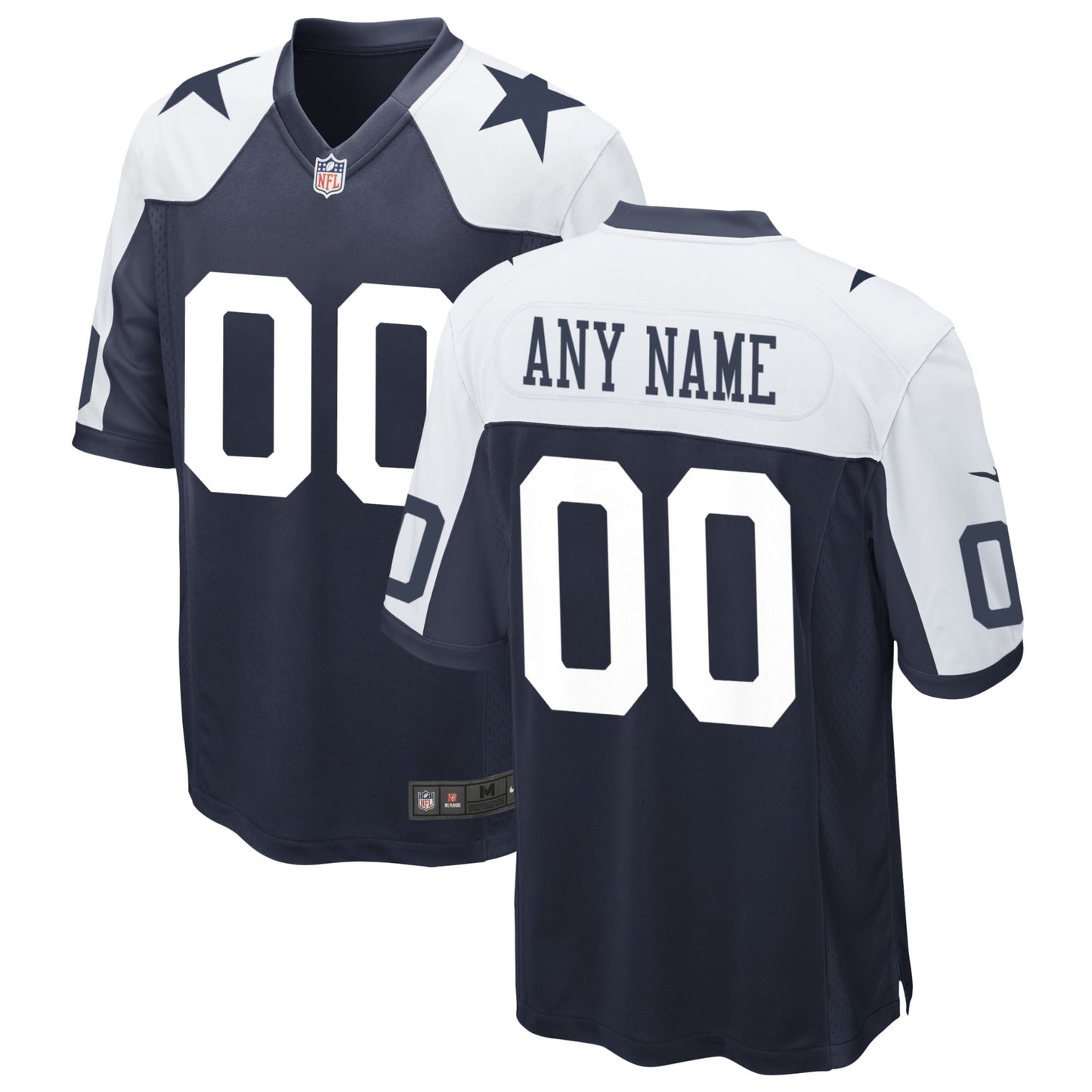 Dallas Cowboys Nike Alternate Custom Game Jersey - Navy