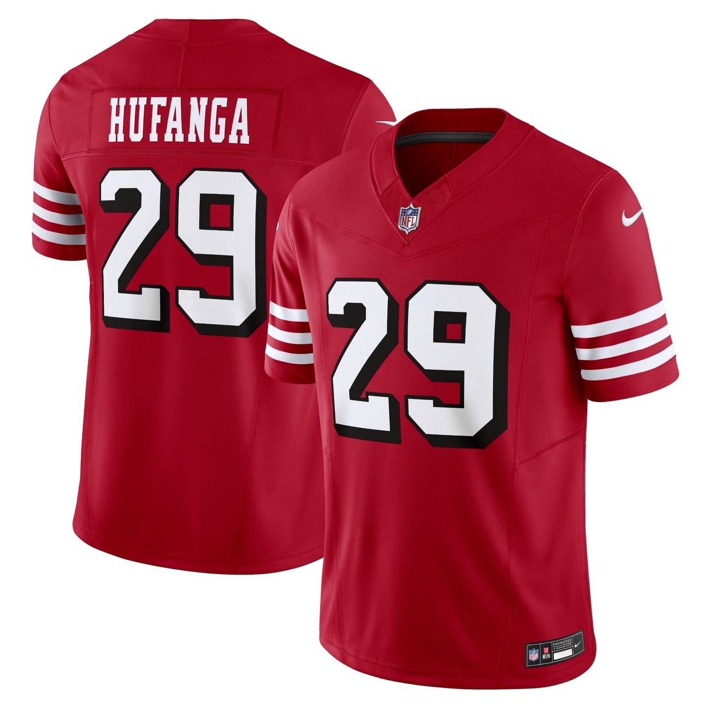 Men's Nike Talanoa Hufanga Scarlet San Francisco 49ers Alternate Vapor F.U.S.E. Limited Jersey