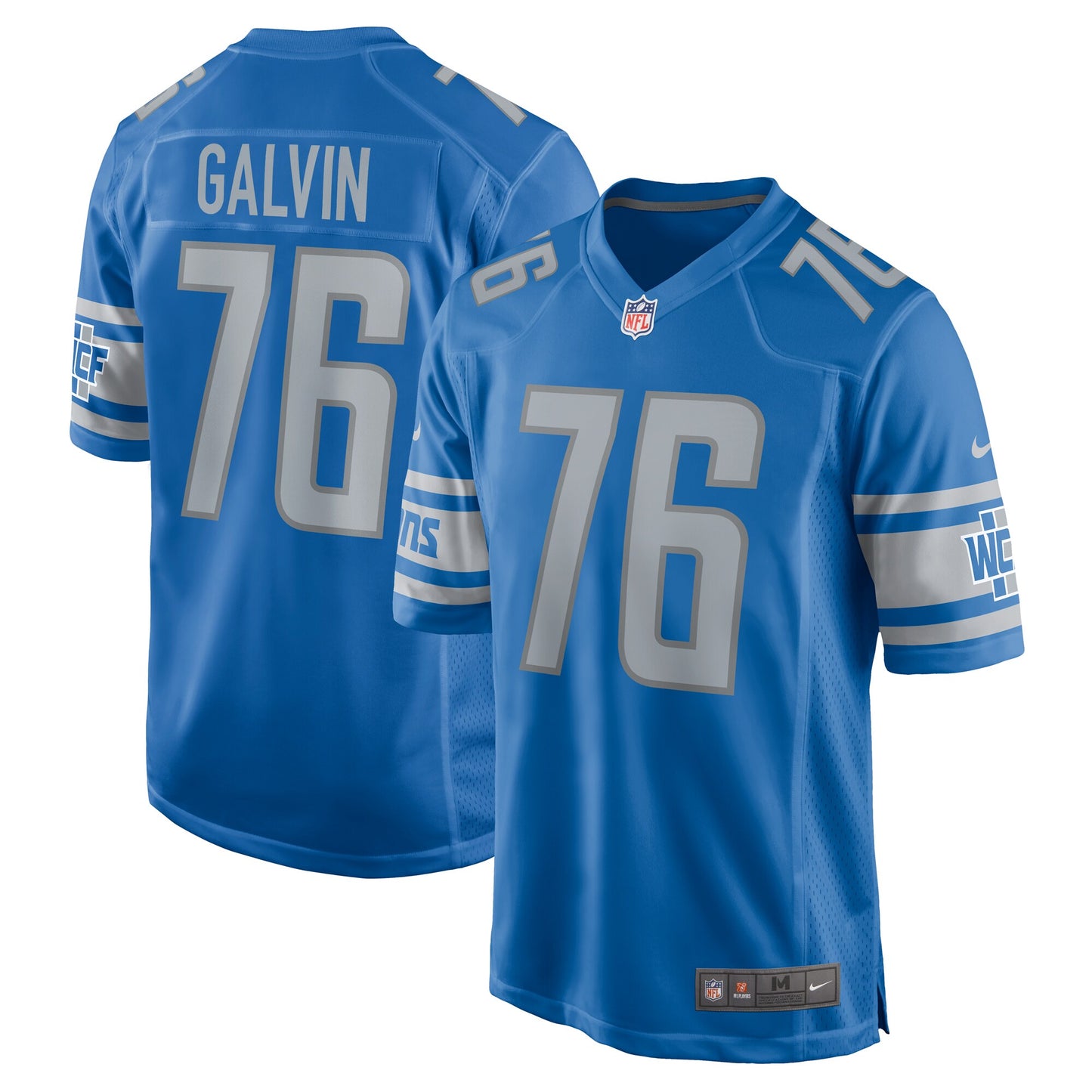 Connor Galvin Detroit Lions Nike Team Game Jersey -  Blue