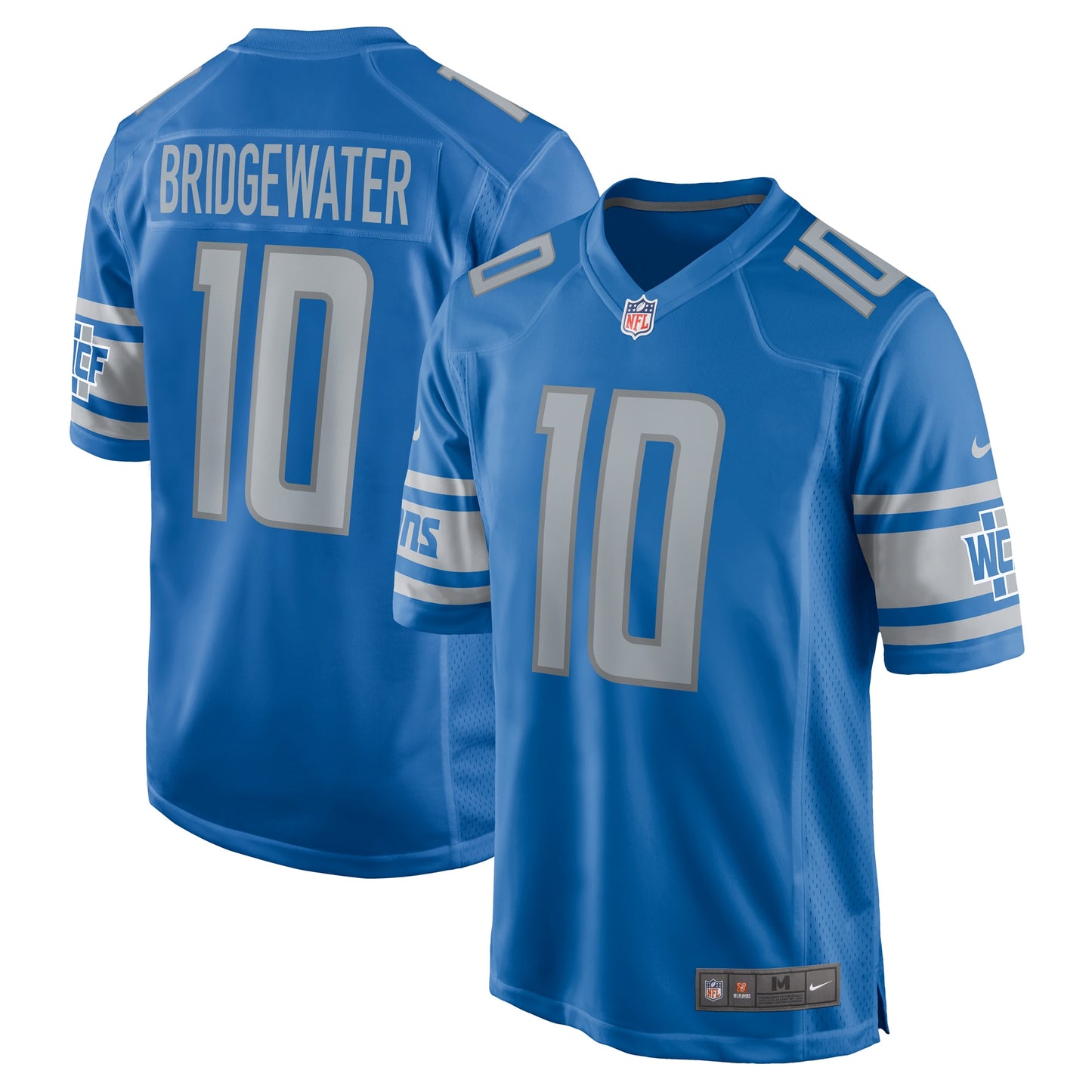 Teddy Bridgewater Detroit Lions Nike Team Game Jersey -  Blue