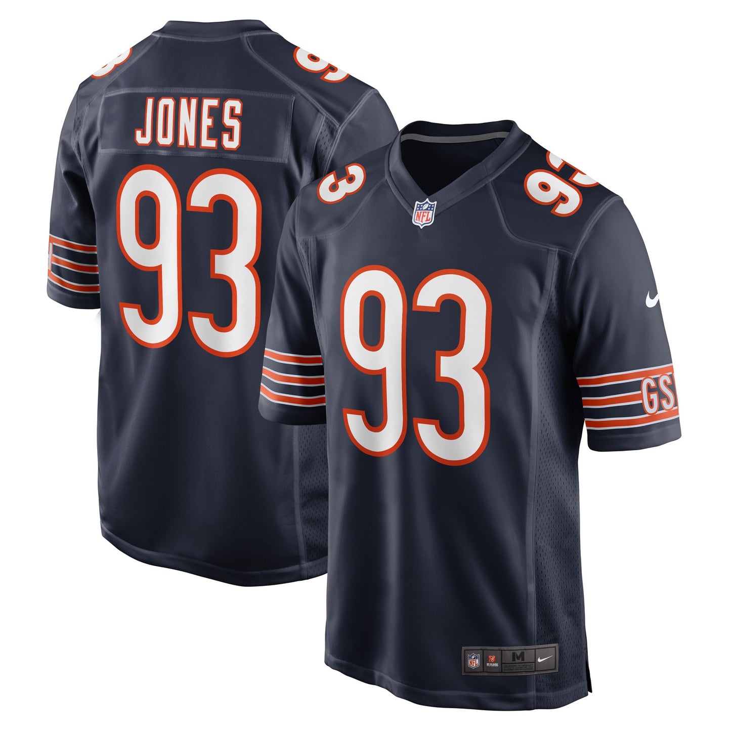 Justin Jones Chicago Bears Nike Game Player Jersey - Navy