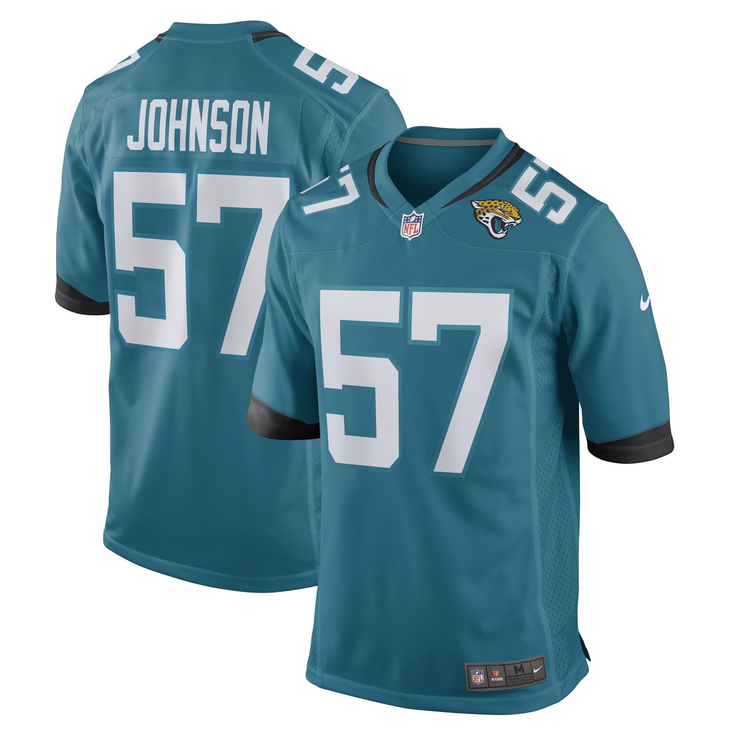 Caleb Johnson Jacksonville Jaguars Nike Game Player Jersey - Teal