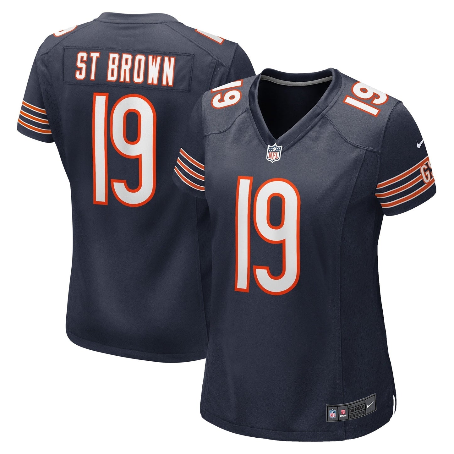 Women's Nike Equanimeous St. Brown Navy Chicago Bears Game Player Jersey