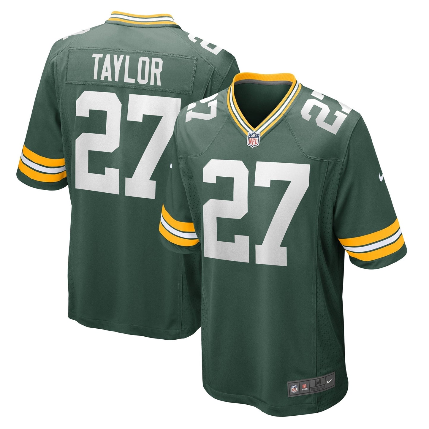 Men's Nike Patrick Taylor Green Green Bay Packers Game Player Jersey