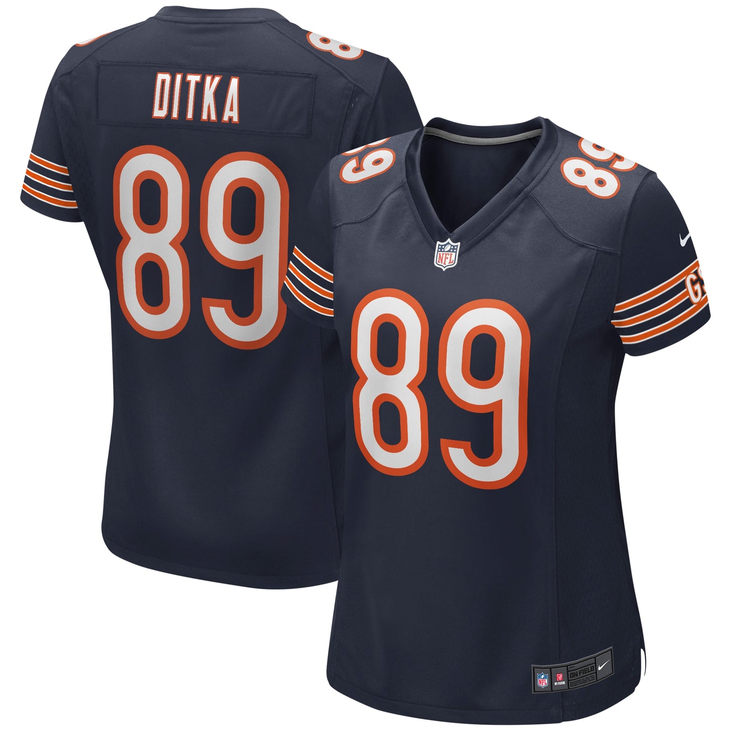 Mike Ditka Chicago Bears Nike Women's Game Retired Player Jersey - Navy